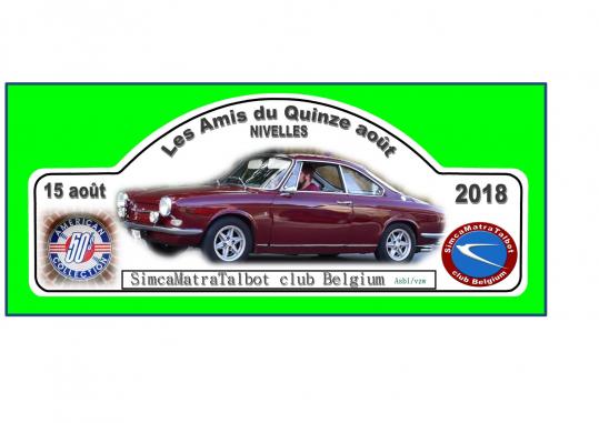 Plaque rallye 2018